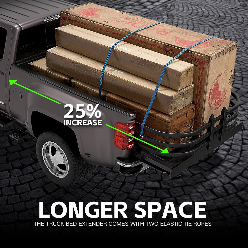 YZONA Truck Bed Extender, Aluminum Tailgate Extender, 55"-68" Adjus...