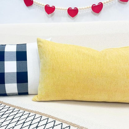 Slow Cow Cashmere Rectangular Pillow Cover Pillowcase Decorative Lumbar Throw - Image 4