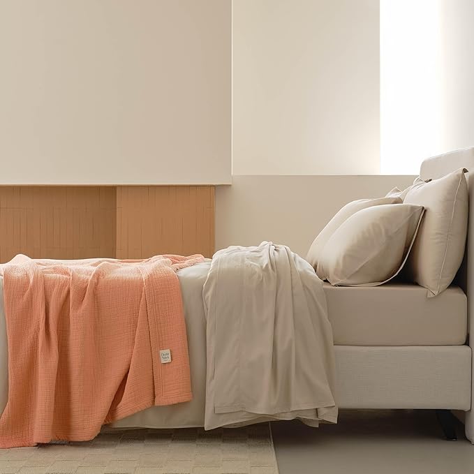 Double Stitch Cotton Tencel Duvet Cover - Image 8