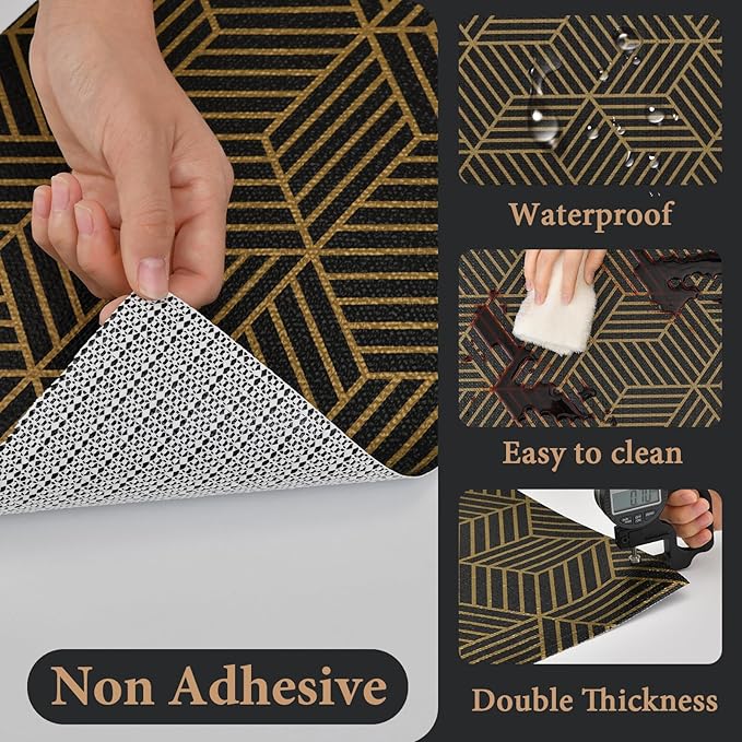 Shelf Liners for Kitchen Cabinets 17in x 30FT, Non Adhesive Cabinet Liner - Image 3