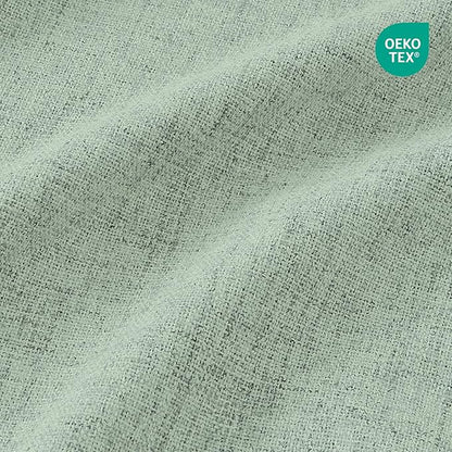 CUCRAF Linen 100% Blackout Curtains 63 Inch Length 2 Panels Set, Back Tab and - Image 5