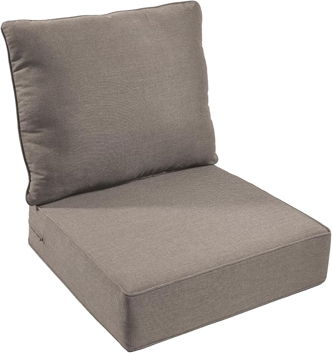 Outdoor Chair Cushion, 6 inch Thick Outdoor Cushions by moosprr