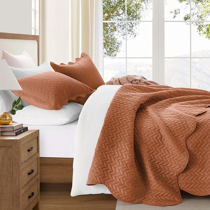 IR Imperial Rooms California King Quilt Bedding Set Size + 2 Pillow Shams - Image 3