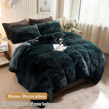 XeGe Faux Fur Throw Pillow Cases, Plush Shaggy Ultra Soft Pillow Covers - Image 6