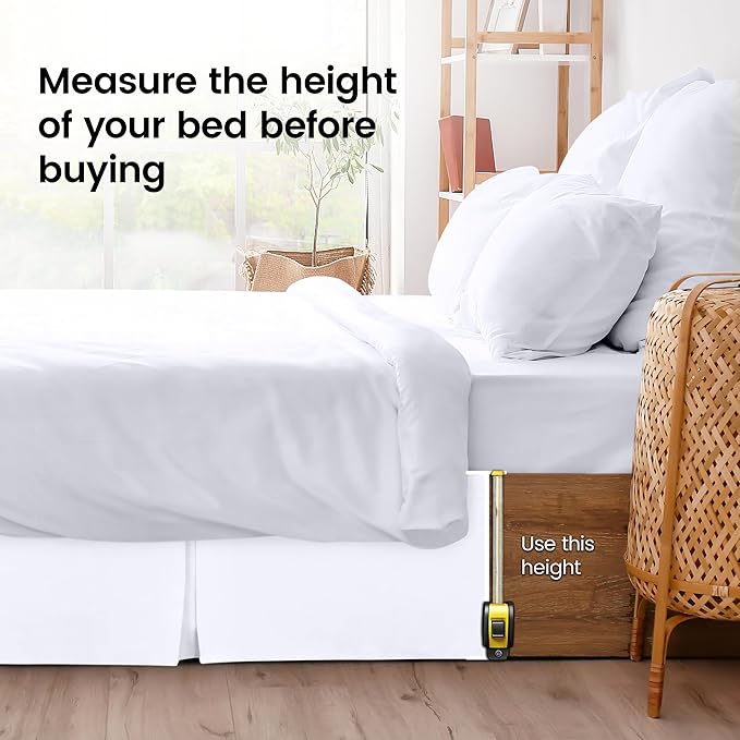 Utopia Bedding Twin Bed Skirt - Image 4
