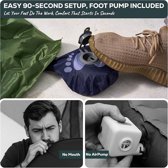 Gear Doctors® Ether 17.5oz Ultralight Camping Sleeping Pad – Backpacking Air - Image 7