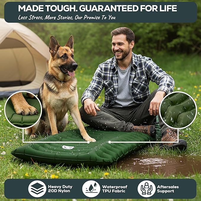 Gear Doctors® Ether 17.5oz Ultralight Camping Sleeping Pad – Backpacking Air - Image 5