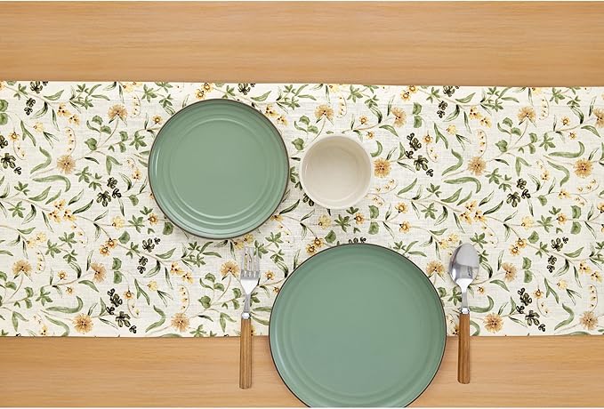 Solino Home 100% Pure Linen Table Runner 72 Inches Long - Image 3