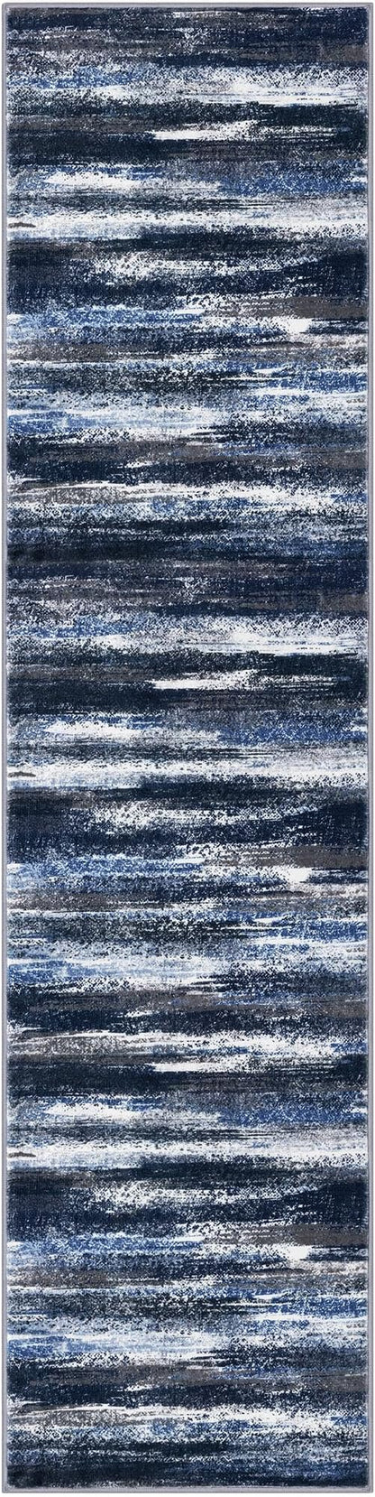 Modern Abstract Hallway Runner Rug - Image 9