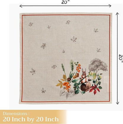 Maison d' Hermine Cloth Napkins Set of 4 100% Cotton - Image 4
