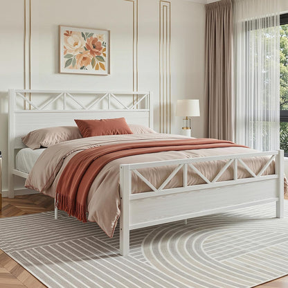 likimio king size bed frame, tall modern headboard, package contents
