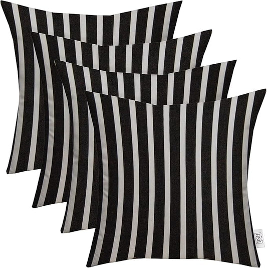 RSH DECOR: Sunbrella Square Throw Pillows Set of 4 | 17" x 17" | Water and by RSHDECOR