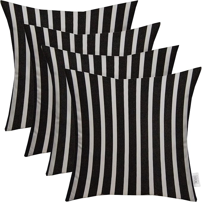 RSH DECOR: Sunbrella Square Throw Pillows Set of 4 | 20" x 20" | Water and by RSHDECOR