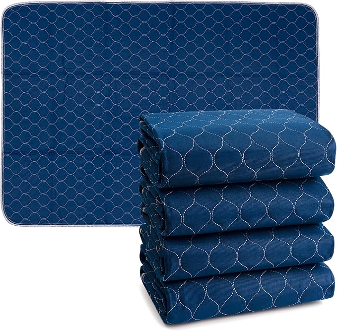 Waterproof Pads for Bed 24x36 Inch, Heavy Absorbency Incontinence Pads for Bed by ALSUNNY