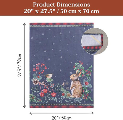 Maison d' Hermine Kitchen Towels Set of 3 100% Cotton 20" x 27.5" Reusable - Image 7