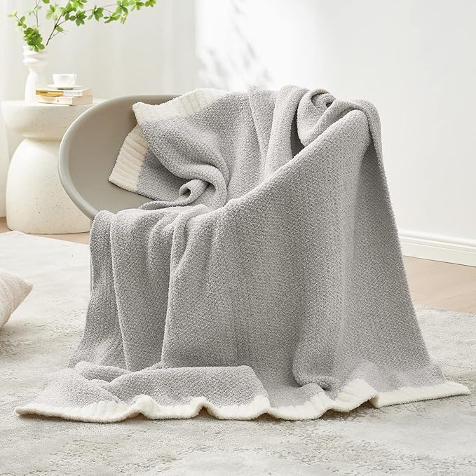 Snuggle Sac Heather Grey Throw XL Blanket - Image 2