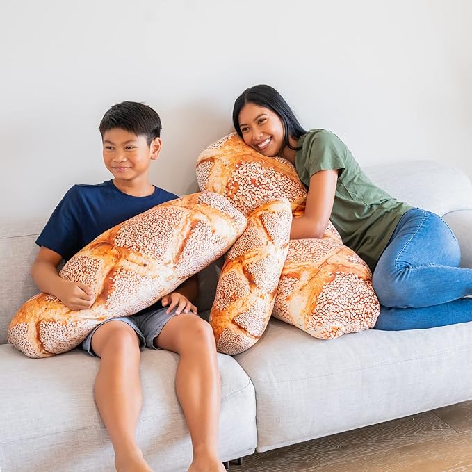 22" 3D Seeded Baguette Throw Pillow - Image 4