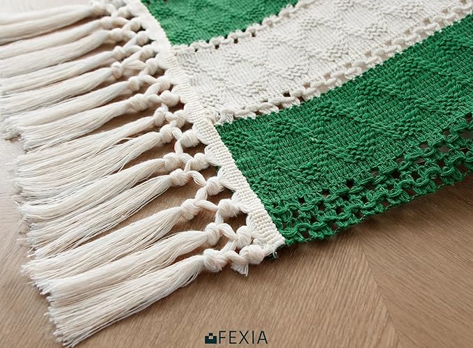 FEXIA Green Table Runner 72 Inches Long - Image 3