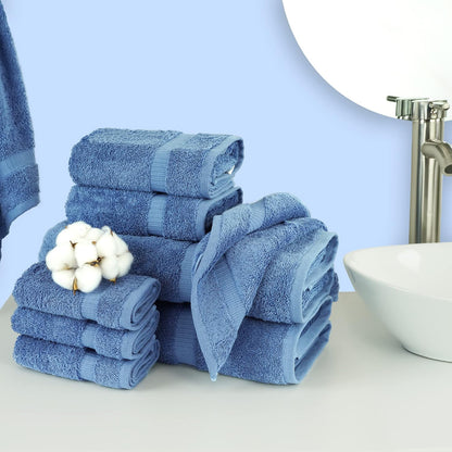 chakir turkish linens 100% cotton 8-piece towel set, main product view