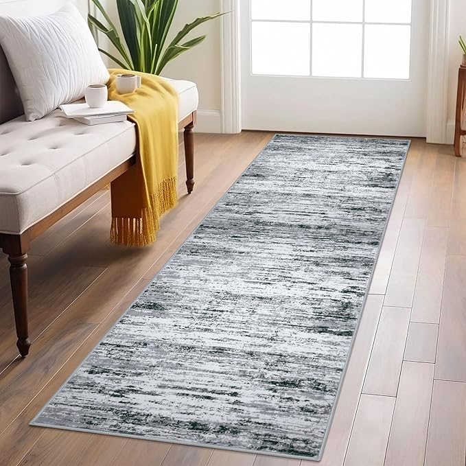 Modern Abstract Runner Rug 2x6 by lansny