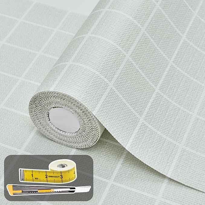 Drawer and Shelf Liner for Kitchen Cabinet: 12 in X 20 Ft Non Slip Waterproof by Kimhan