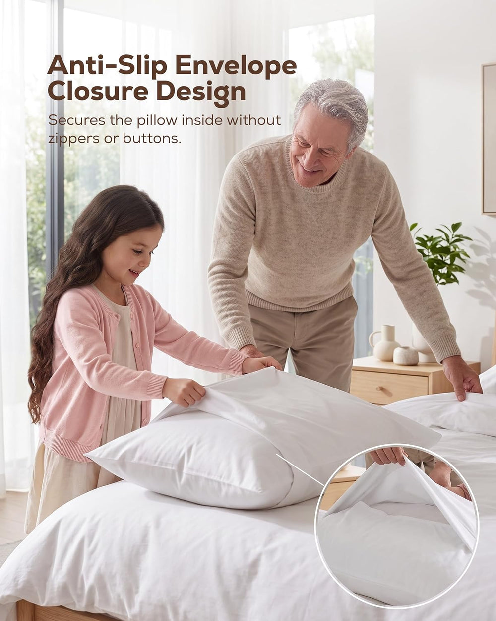 Pillow Covers, Soft and Comfy Pillow Cases