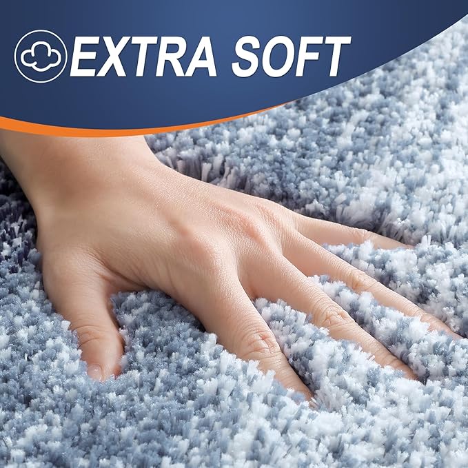 OLANLY Bathroom Rugs Mat 30x20, Extra Soft Absorbent Microfiber Bath Rugs - Image 3