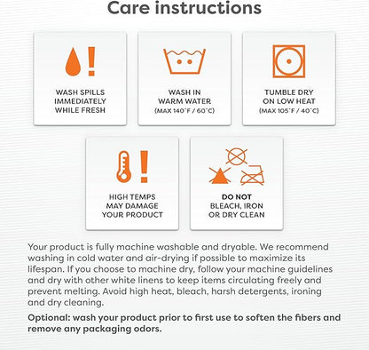HOSPITOLOGY PRODUCTS FullXL Mattress Protector Hypoallergenic Natural Cotton - Image 7