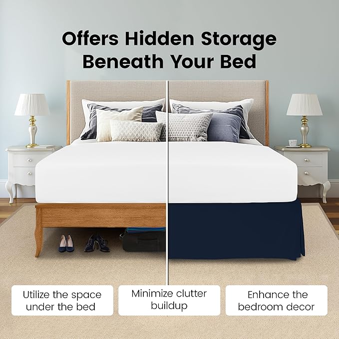 Utopia Bedding Full Bed Skirt - Image 3