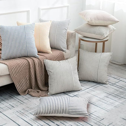YCOLL Farmhouse Pillow Covers 12x20, Modern Accent Lumbar Throw Pillow Covers - Image 3