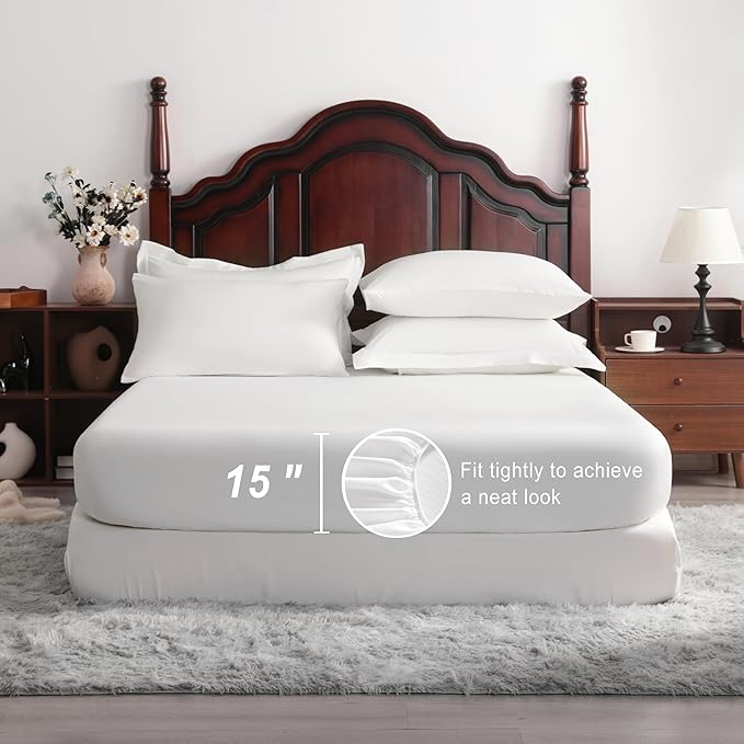 NTBAY King Comforter Set with Sheets, 7 Pieces Soft and Breathable King Bedding - Image 3