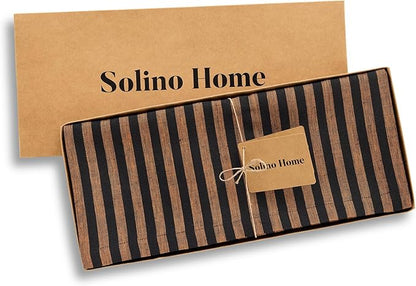 Solino Home Striped Table Runner 132 Inches Long - Image 6