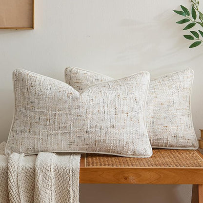 a moment Christmas Beige Reversible Pillow Covers 2 Pack - Image 8