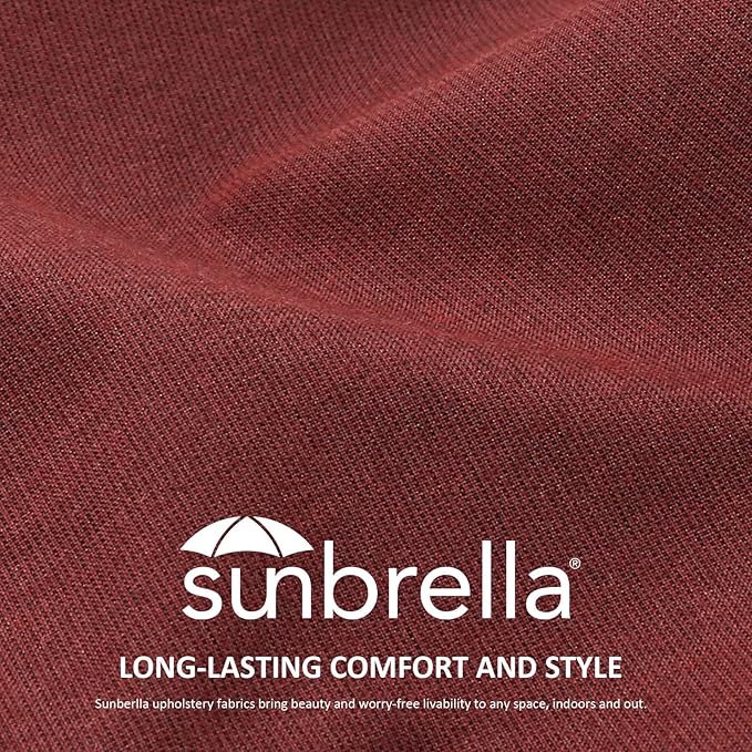Sunbrella Outdoor Patio Chair Cushions Set, Water-Repellent, Fade Resistant - Image 2