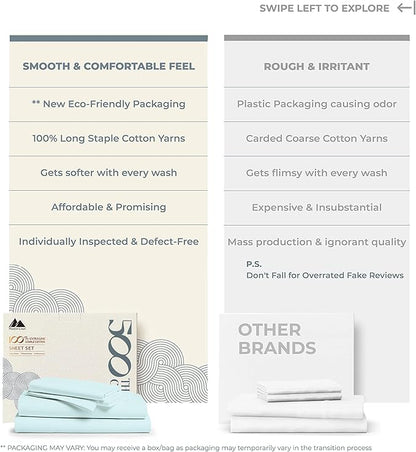 Mayfair Linen 500 Thread Count Full Cotton Sheets - Image 2