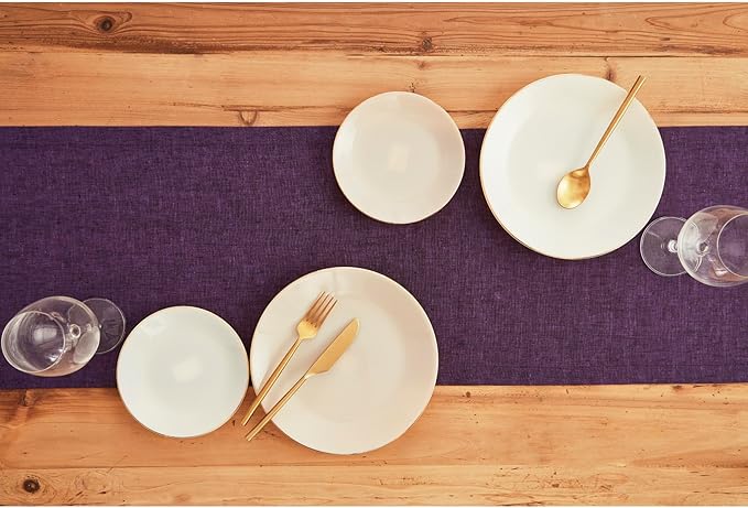 Solino Home Linen Table Runner 156 Inches Long - Image 3