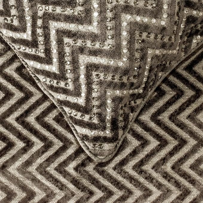 The HomeCentric King Queen Twin Grey Decorative Twin 53"x18" Bed Runner - Image 2