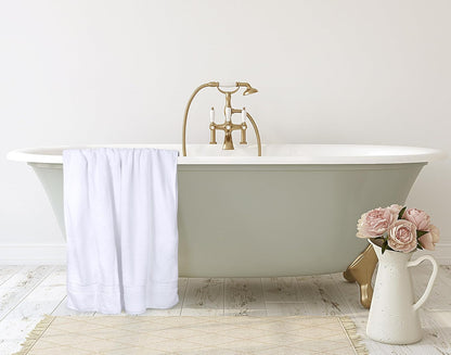 utopia towels jumbo bath sheets, 2 pack, 35x70, front angle view