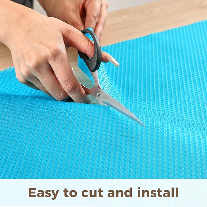 100% EVA Shelf Liner for Kitchen Cabinet, Dresser Pantry Bathroom Refrigerator - Image 4