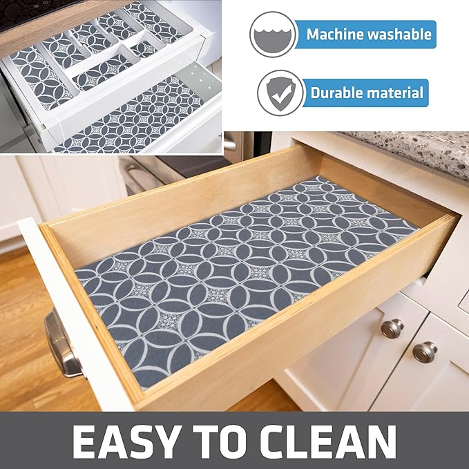 Drymate Premium Luxury Shelf & Drawer Liner, Thick Cushioned Fabric, - Image 6