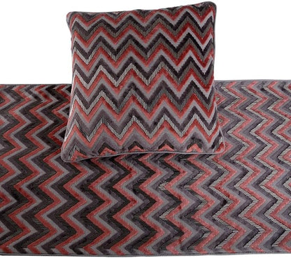 The HomeCentric Grey Bed Runner, King Size 90"x18" Decorative Bed Runner - Image 2