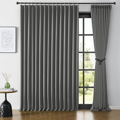 KEQIAOSUOCAI Wide Width Window Curtains 100 x 84 Inches Long, Vertical by KEQIAOSUOCAI
