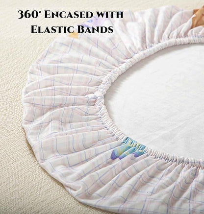 SDY Jersey Bassinet Sheets for Baby Girls, 32 "x 16 "x 4", Super Soft Breathable - Image 5