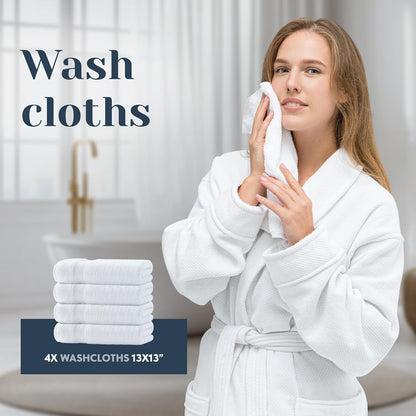 white classic luxury white bath towel set of, package contents