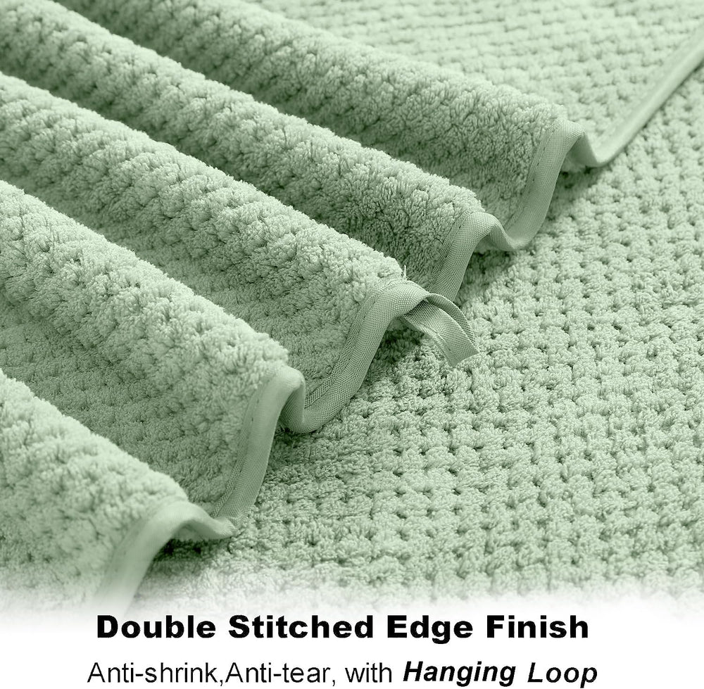 8-Piece Bath Towel Set, 2 Extra Large Bath Towel Sheets, 2 Hand Towels and 4 ...