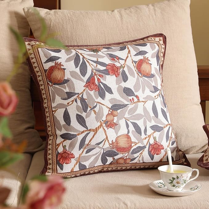 patdrea Designer Throw Pillow Covers Set of 2, Decorative Square Pillowcases - Image 3