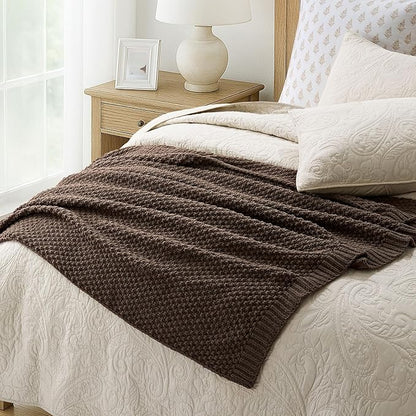 EVERGRACEHOME Chunky Chenille Knit Throw Blanket - Image 5