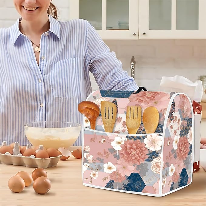 Mixer Dust Cover for 8.5-9.5 Qt Stand Mixer, Cloth Cover - Image 4