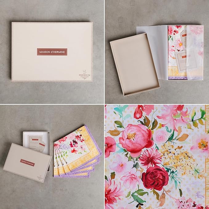 Maison d' Hermine Napkin 100% Combed Cotton Premium Cloth Napkin Decorative - Image 2
