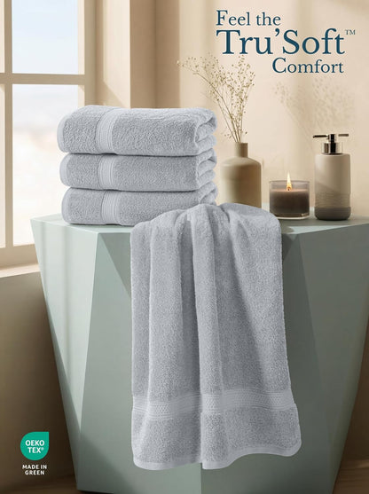 utopia towels 4 pack premium bath towels 27x54, side view